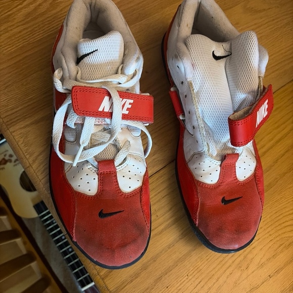 RARE 2005 NIKE ZOOM ROTATIONAL TRACK& FIELD ORANGE SHOT PUT SHOES MEN'S SZ US9.5 - Picture 1 of 6